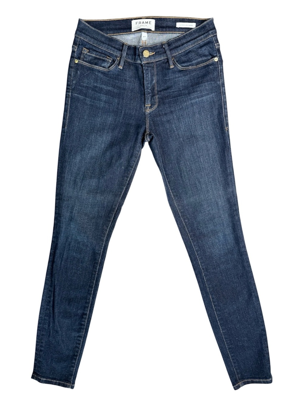 FRAME DENIM Le Skinny de Jeanne Women’s Denim Indigo Skinny Jeans